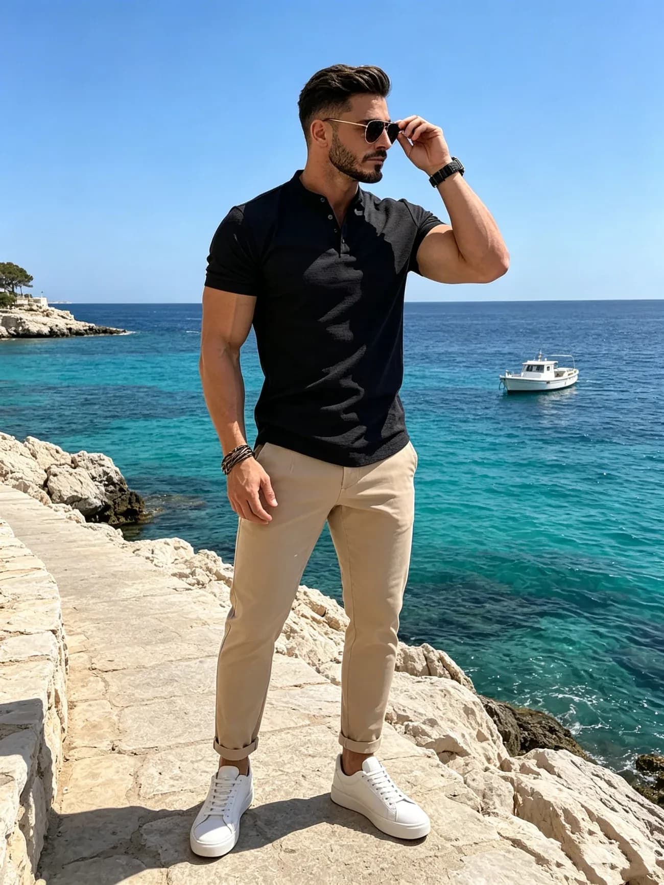 Jiaer Wholesale High Quality Basic Polo Tee Breathable Summer Casual Solid Classic Short Sleeve Men Henley Shirts With Buttons