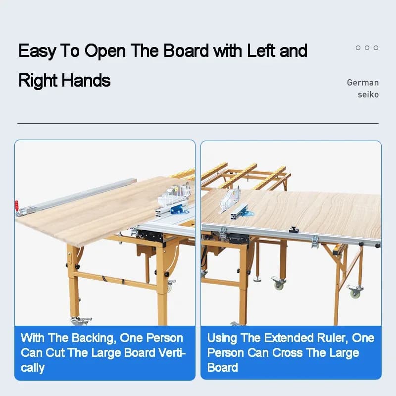 Factory Direct Sale Woodworking Set Cutting Saw Multi-function Panel Saw Portable Workbench Dust-free Cutting Saw