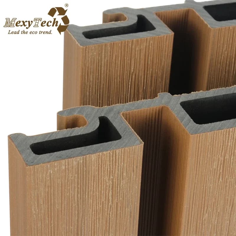 Fireproof Exterior Cladding Facade Wpc Board Wooden Look House Siding Exterior Wall Panels