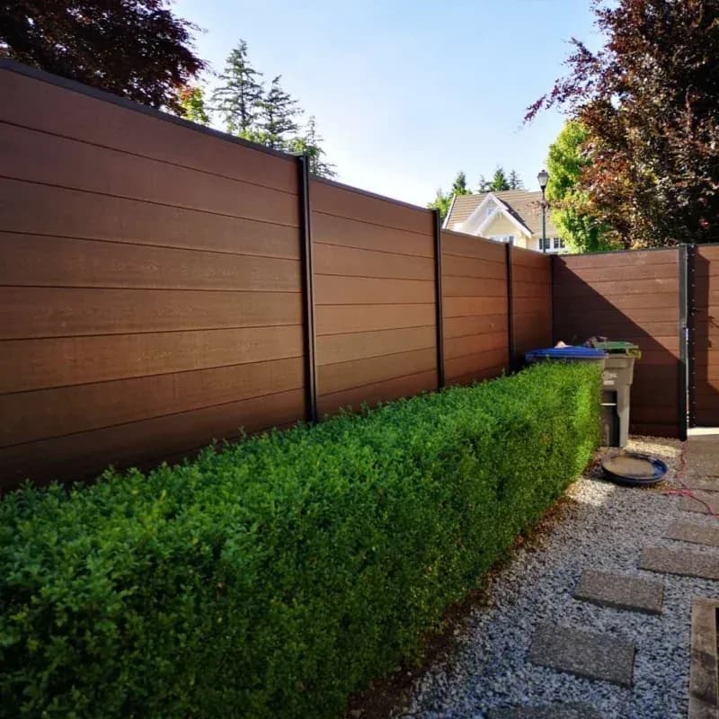 Outdoor Anti-pest And Anti-corrosion Villa Courtyard Decoration Wpc Fence Composite Fence Panels