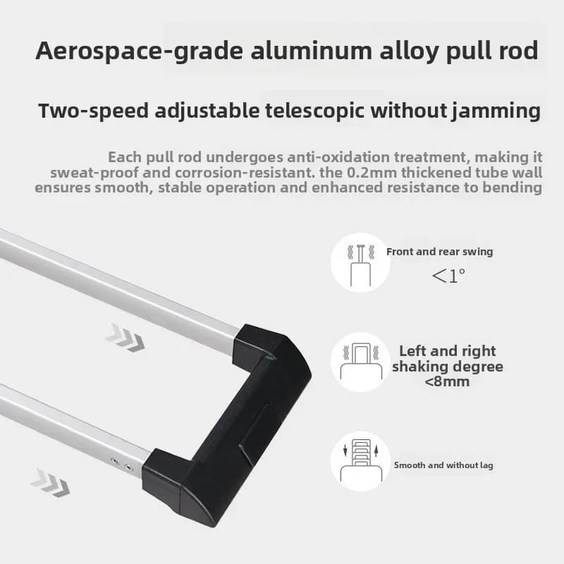 Factory Wholesale Aluminum Alloy Electric Suitcase Usb Interface Brake Wheel Lock-intelligent Boarding Box Multifunctional