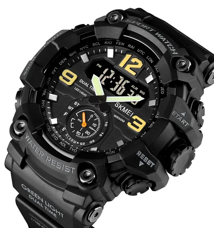 Super Factory Relojes Hombre Barato Skmei 1637 Analog Digital Watches Stock Ready To Ship Best Gifts For Your Men