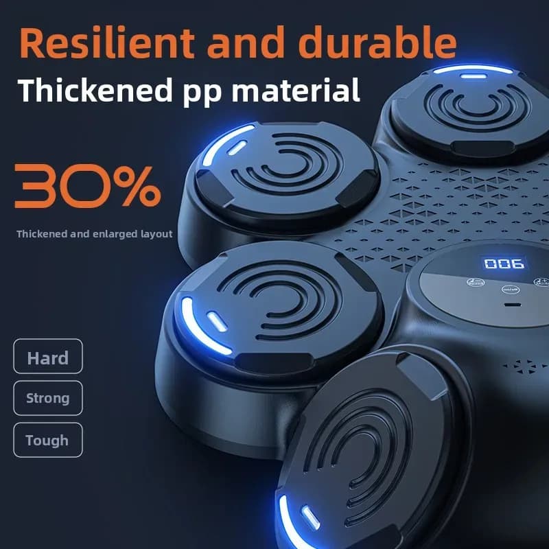 Smart Vertical Music Boxing Machine Home Training Wall Target Electronic Indoor Punching Bag Adults Children Sanda Equipment