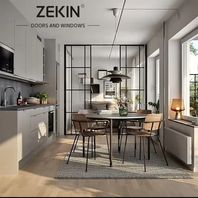 Modern Design Aluminum Grill Sliding Patio Door Glass Interior Sliding Doors Silm Frame Sdl Sliding Doors