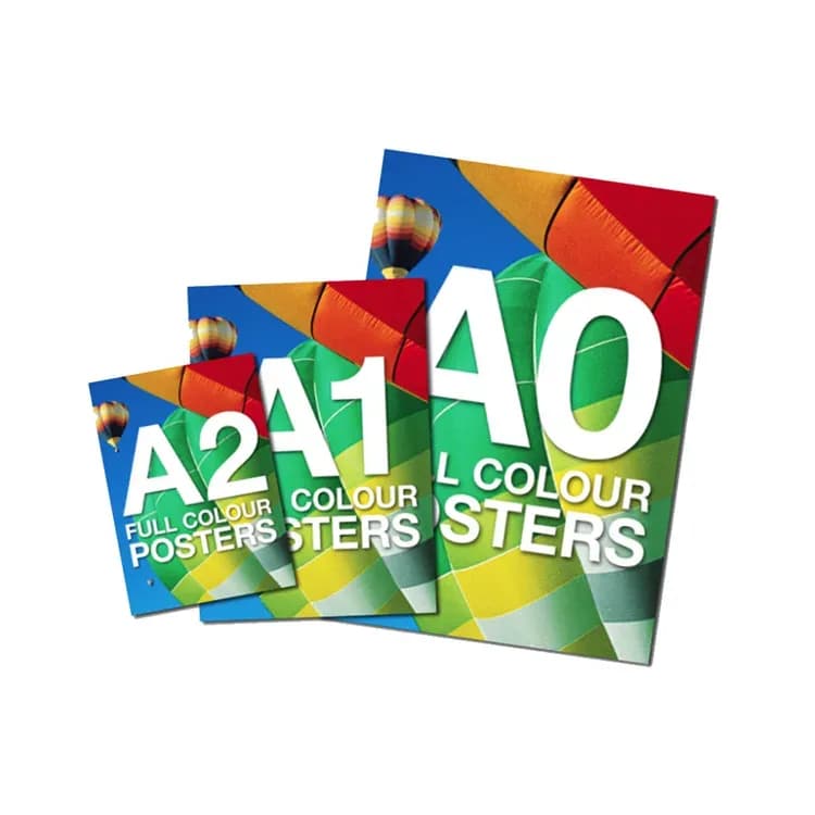 High Quality Advertising Printing Full Color Customized Poster Printing And Design Service