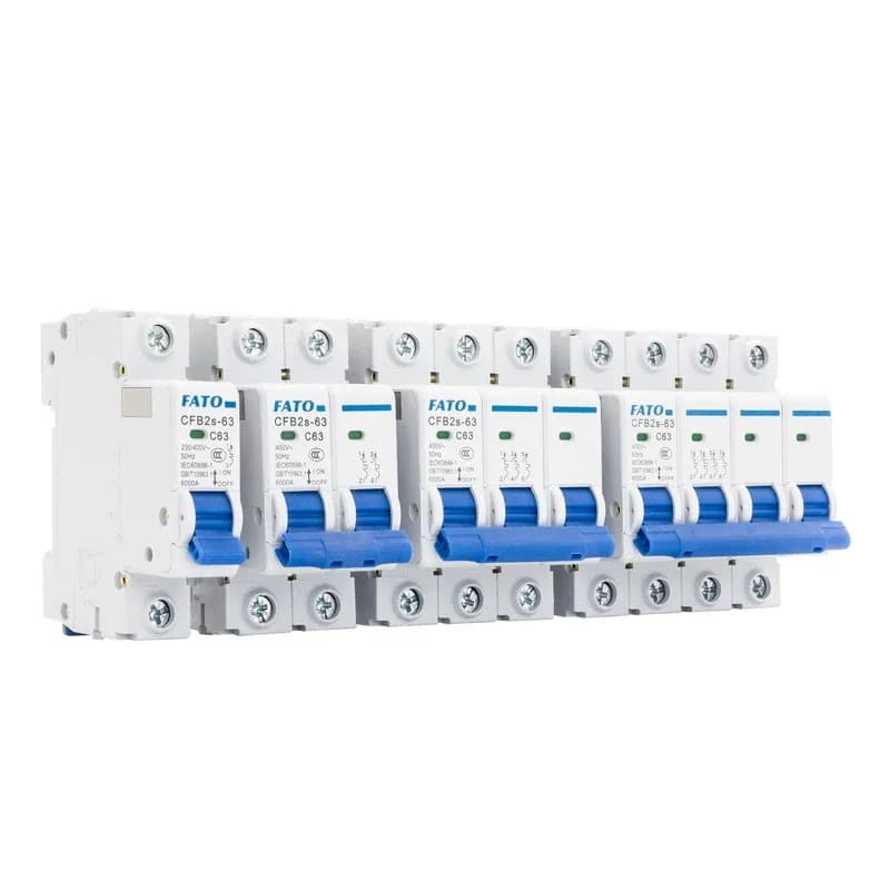 Fato Cfb2s Mcb Din Rail Ac Mini Circuit Breaker Prices 6-63a 6ka 1/2/3/4 Poles For Circuit Protection Electrical Supplies