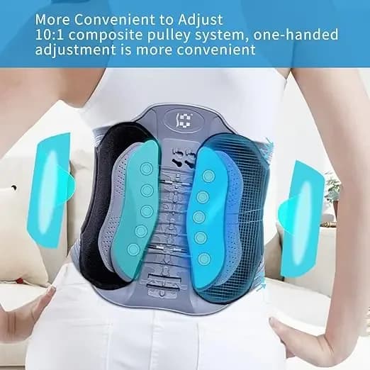 Alphay Spinal Support Belt Lumbar Support Lower Back Belt Spinal Care Elastic Back Support For Back Pain Relief