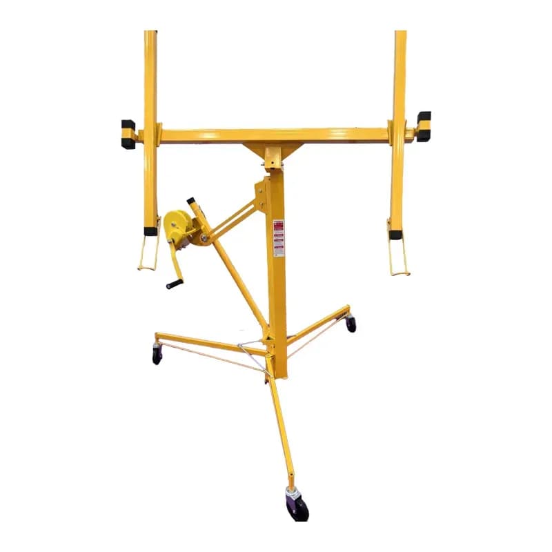 Labor-saving 4.5m Wheeled Plasterboard Drywall Lifter Manual Winch Panel Lift Board For Construction Service