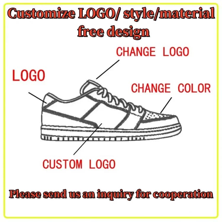 Custom Shoes Design Logo Men Casual Skate Board Black Shoes Trendy Brand Men Private Label Casual Sport Shoes Sneakers For Men