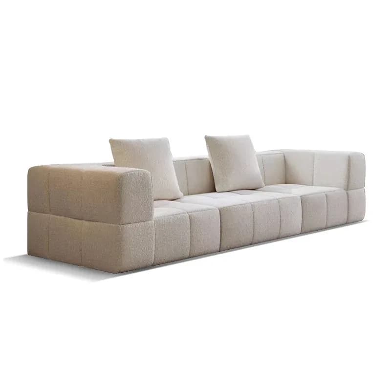 Italian Minimalist Modular Compression Sofa Set Sponge No Frame Foldable Design Vacuum Rolled Packaging For Apartment Hotel Use
