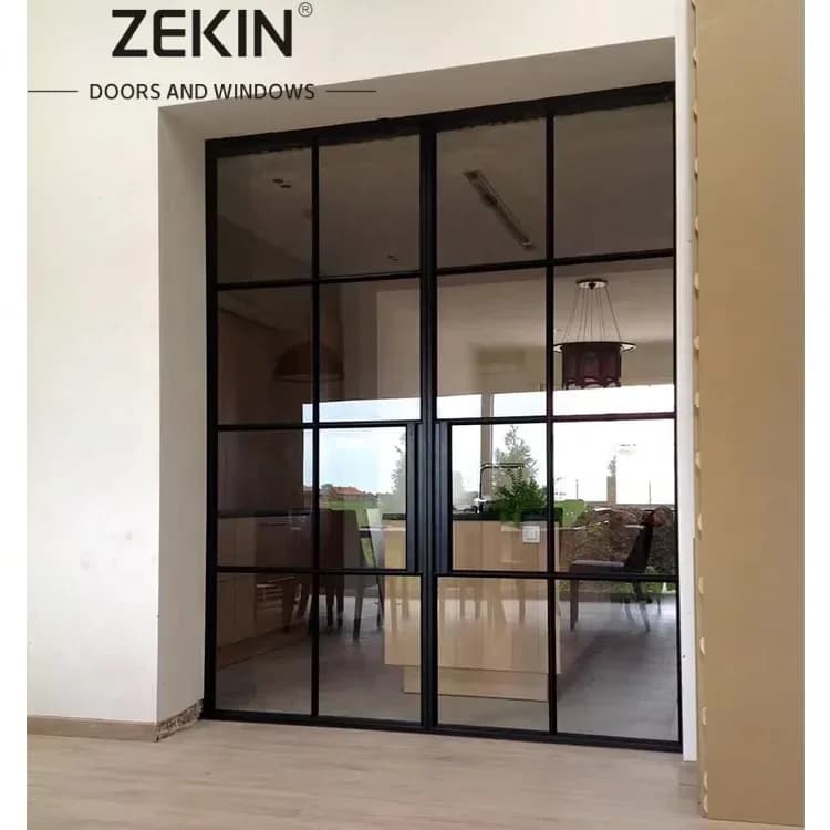 Modern Design Aluminum Grill Sliding Patio Door Glass Interior Sliding Doors Silm Frame Sdl Sliding Doors