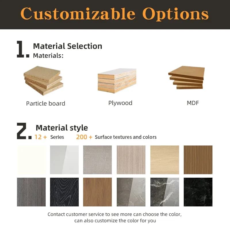 High-end Modern Black Custom Mdf/plywood/melamine Cabinets Built-in Wine Cooler &amp; Marble Wrap Central Island Kitchen Cabinets