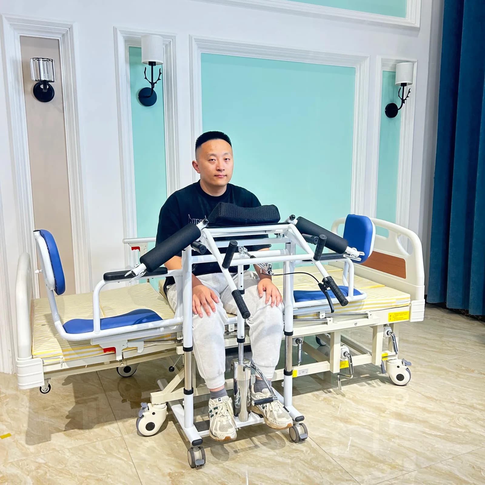 Multi Functional Mobile Patient Transfer Device Enhances Auxiliary Patient Lifting And Transfer Device For Elderly Patients