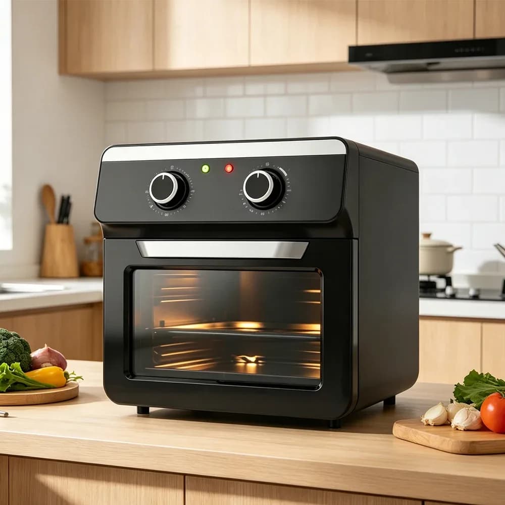 Oem Custom 11.8l Capacity Fully Automatic All-in-one Multifunctional Electric Oven Air Fryer Microwave Stainless Square Luxury