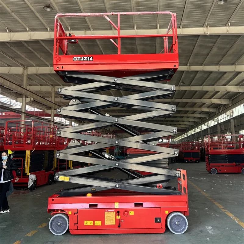 4m 6m 8m 10m 12m 14m 16m High Lifting Vertical Mast Aluminum Electric Aerial Work Platform Lift