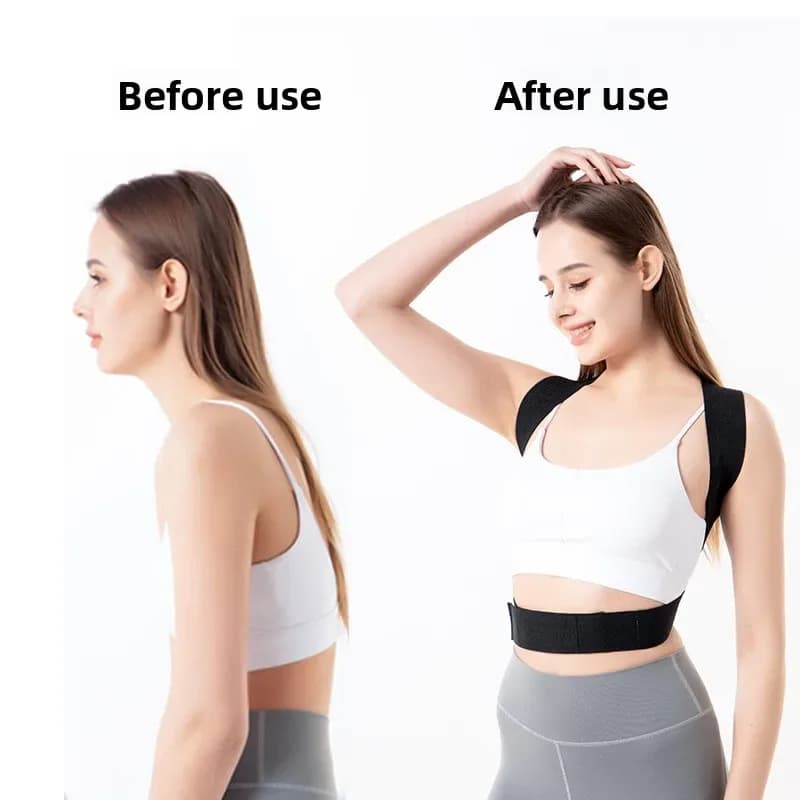 Smart Lcd Frame Posture Corrector Anti-hunchback Back Correction Vibrating-sensor Posture-adjusting Belt Adults Children 2-year