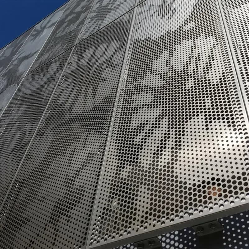Modern Perforated Aluminum Panel Decorative Exterior Wall Cladding Laser Cut Metal Facade Sheet For Building