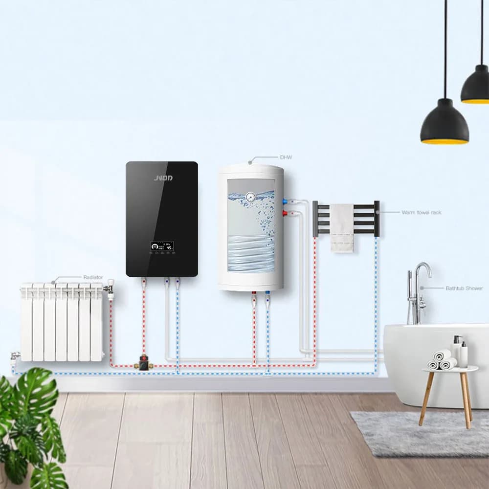 Jnod Floor Heating Systems Home Central Heating Electric Hot Boiler