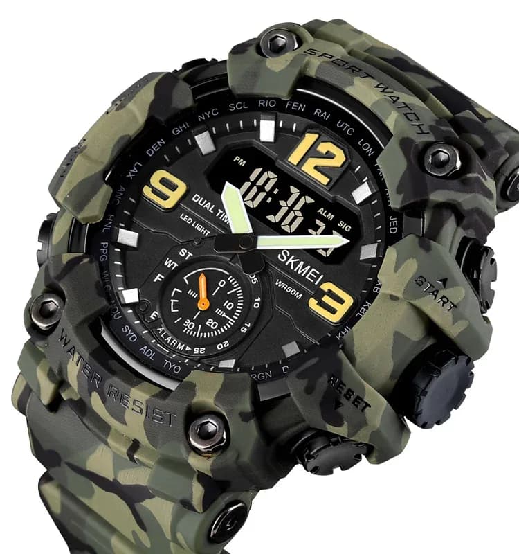 Super Factory Relojes Hombre Barato Skmei 1637 Analog Digital Watches Stock Ready To Ship Best Gifts For Your Men