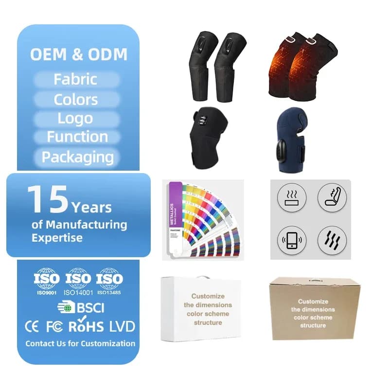 Self-heating Knee Massager Physiotherapy Device For Old &amp; Cold Legs Pain Relief Knee Joint Heat Therapy Brace