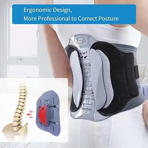 Alphay Spinal Support Belt Lumbar Support Lower Back Belt Spinal Care Elastic Back Support For Back Pain Relief