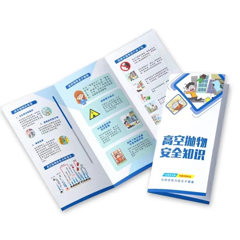 Hot Selling Custom Size Folded Booklet Printing With Personal Design 157/200/250gsm Paper Printing Flyers Pamphlet
