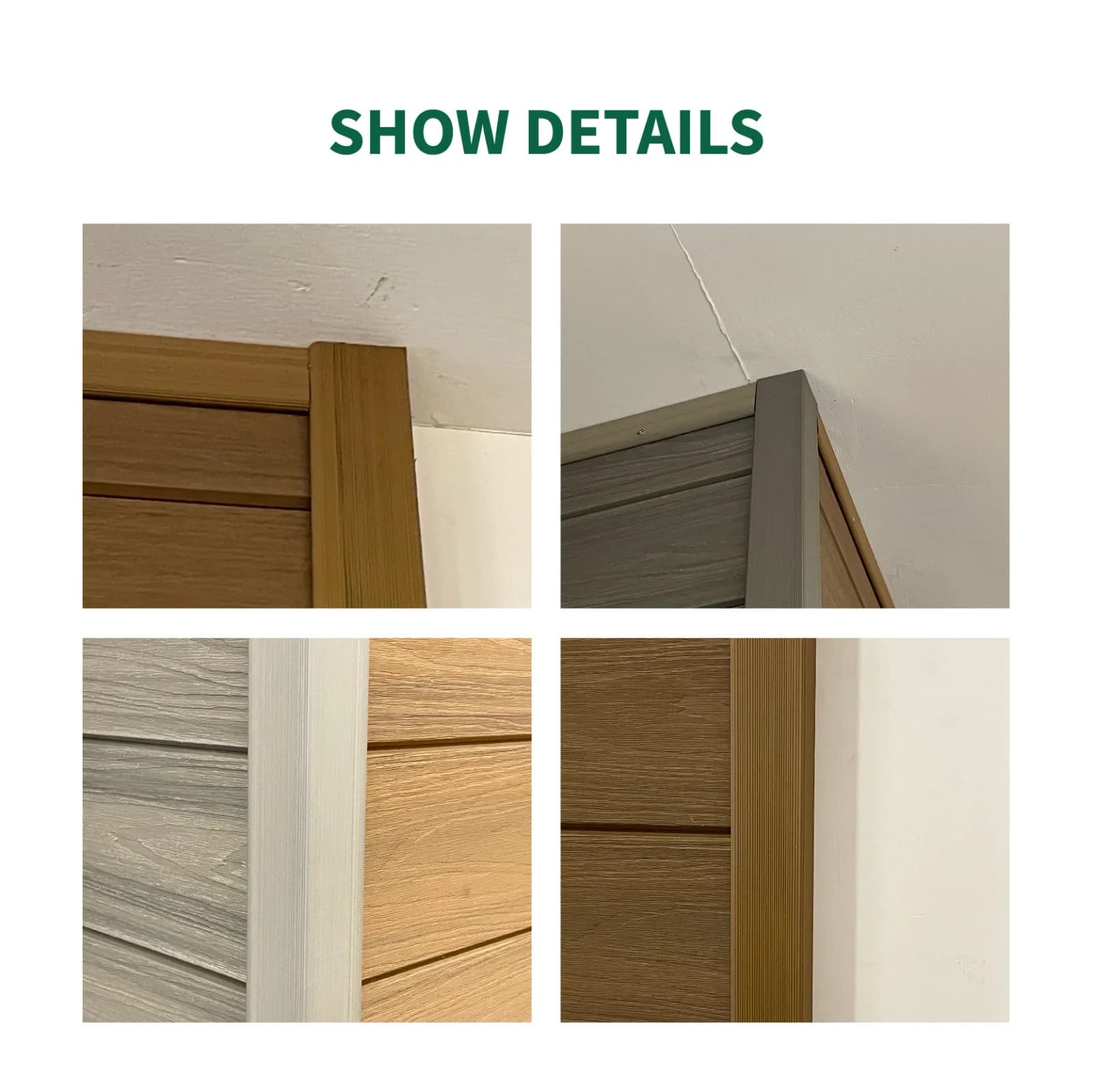 Special Offer Direct Selling New Listing Ecological Wood Weather Resistant Wood Grain Crack-resistant Wall Panel Wpc Exterior