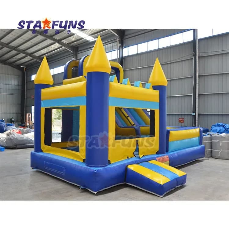 Inflatable Castle Bouncy Castle Inflatable Jumping House Bouncer Combo Slide Blow Up Bounce House For Kids Adults With Blower