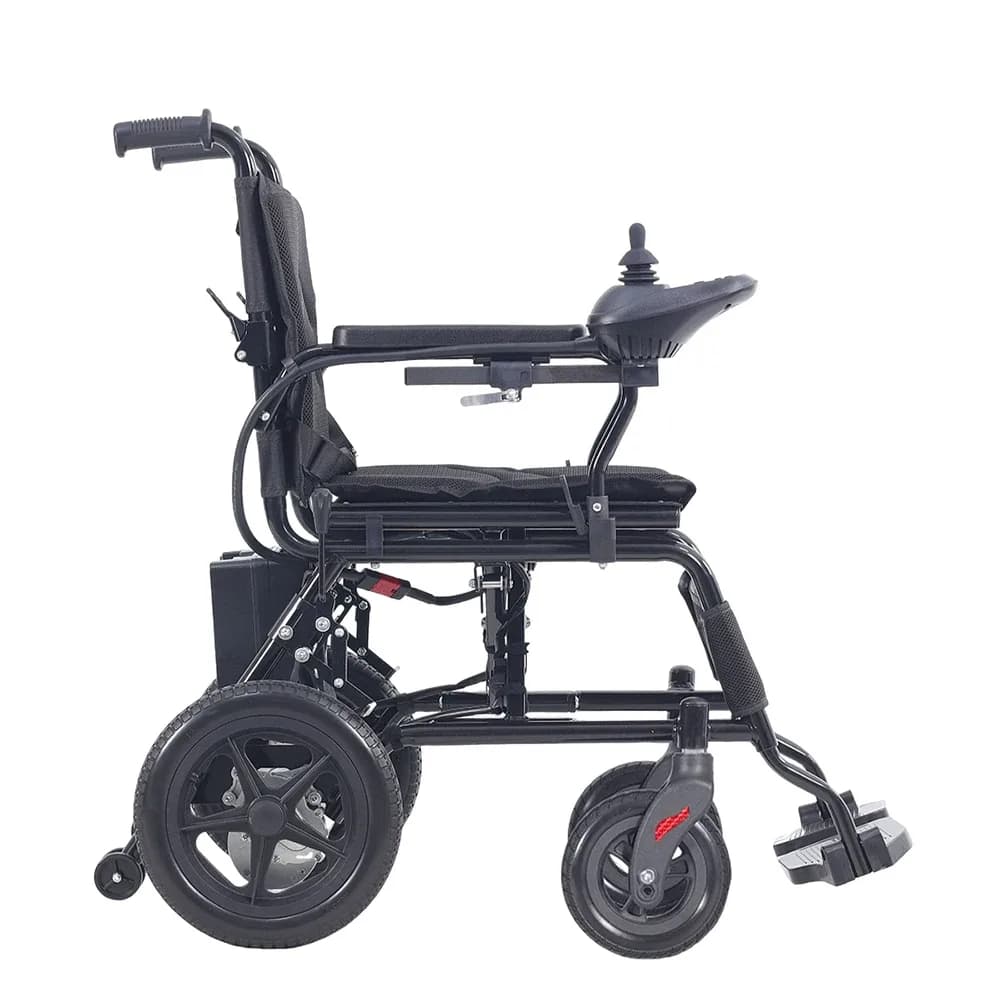Foldable Carbon Steel Electric Wheelchair For Rehabilitation Easy-to-use