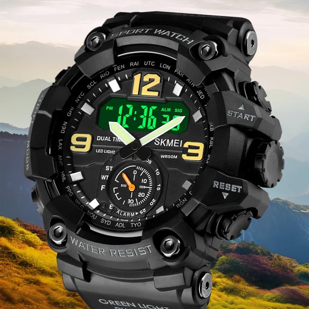 Super Factory Relojes Hombre Barato Skmei 1637 Analog Digital Watches Stock Ready To Ship Best Gifts For Your Men