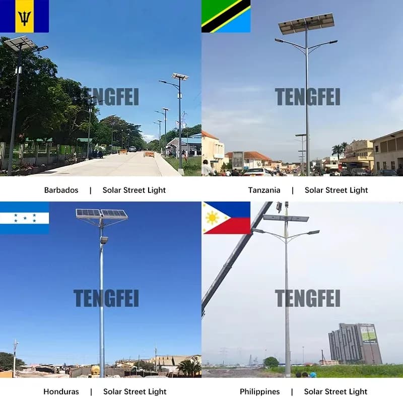 Hot Selling Low-energy Split Solar Street Light Outdoor Led Street Lighting Lamp