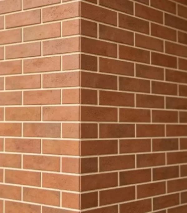 Eco-friendly Flexible Brick Veneer Sheets Terracotta Rustic Brick Texture Bendable Wall Cladding