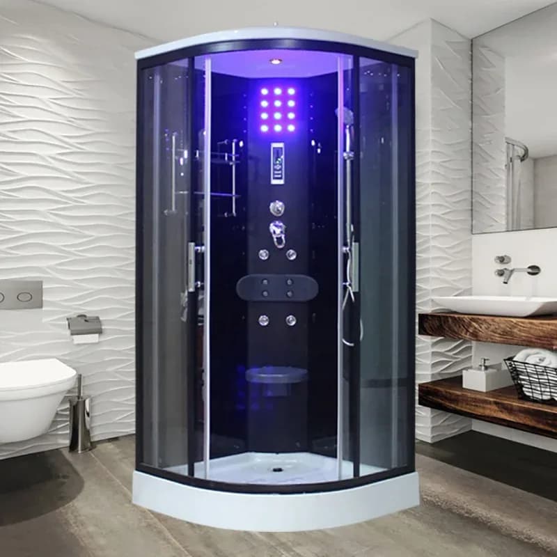 Enclosed Steam Shower Cabin With Bathtub Prefab Bathroom For Hotels
