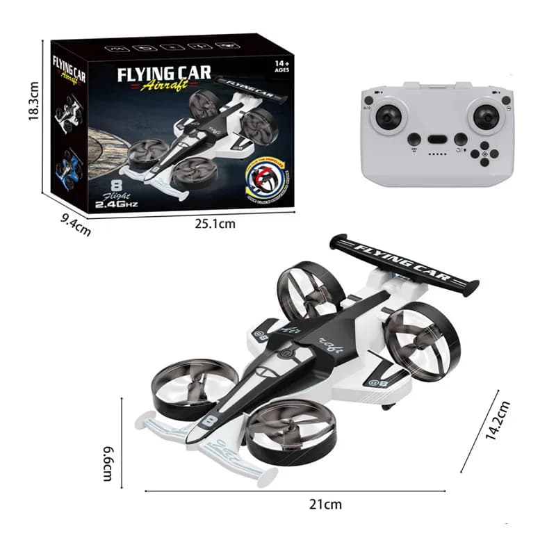 2026 New Arrival Dual Mode Flying Car Air Land 2-in-1 Rc Quadcopter Drifting Cars Amphibious Remote Control Toy For Adult Kid