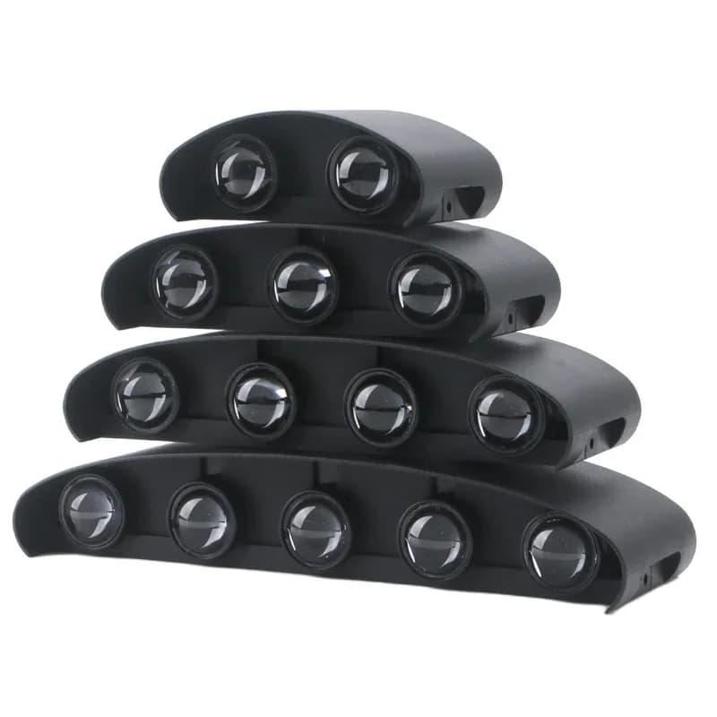Modern Waterproof Led Outdoor Wall Lamp Black Telescope Wall Light For Hotel Aisle Corridor Bedroom