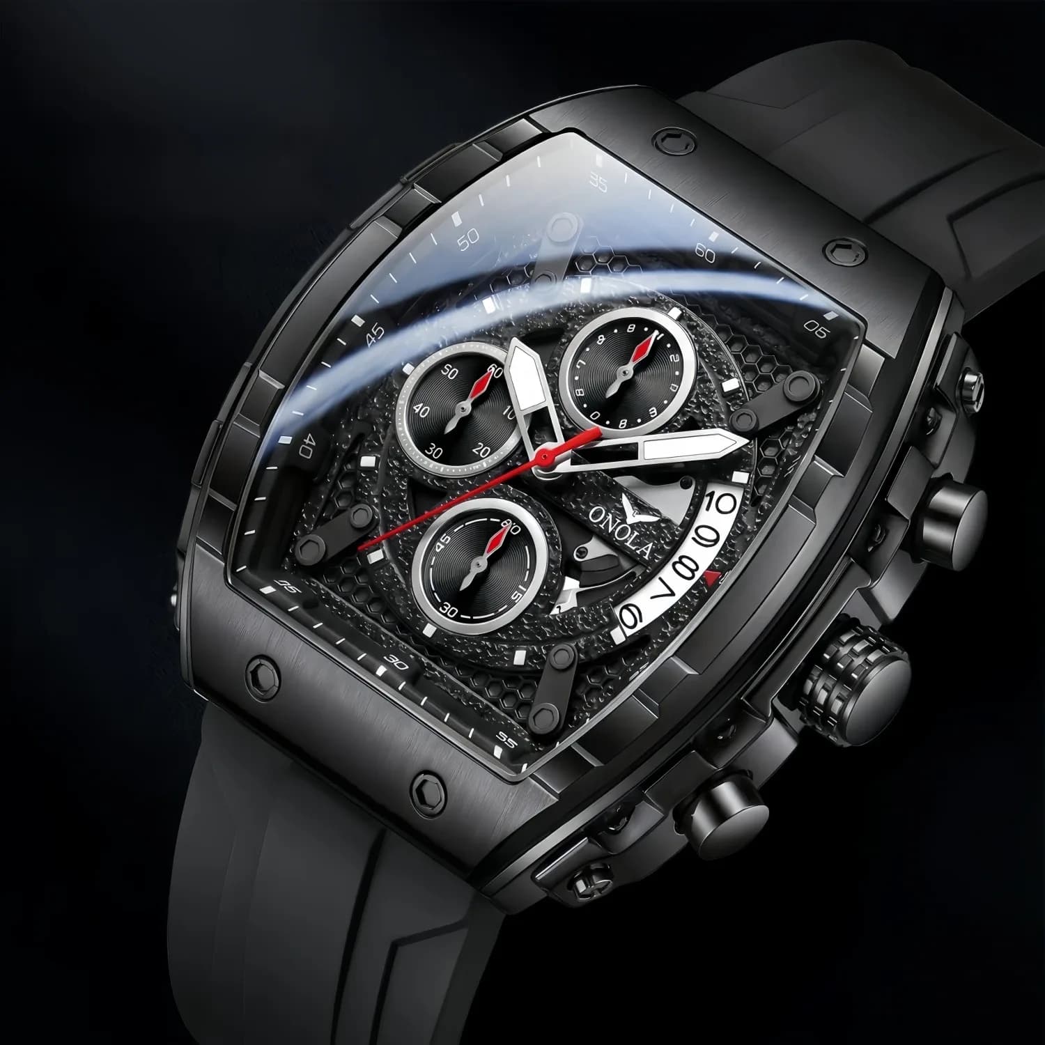 High Quality Fashion Sports Onola Brand Watch For Men Night Light Quartz Chronograph Watch Factory Wholesale Watches