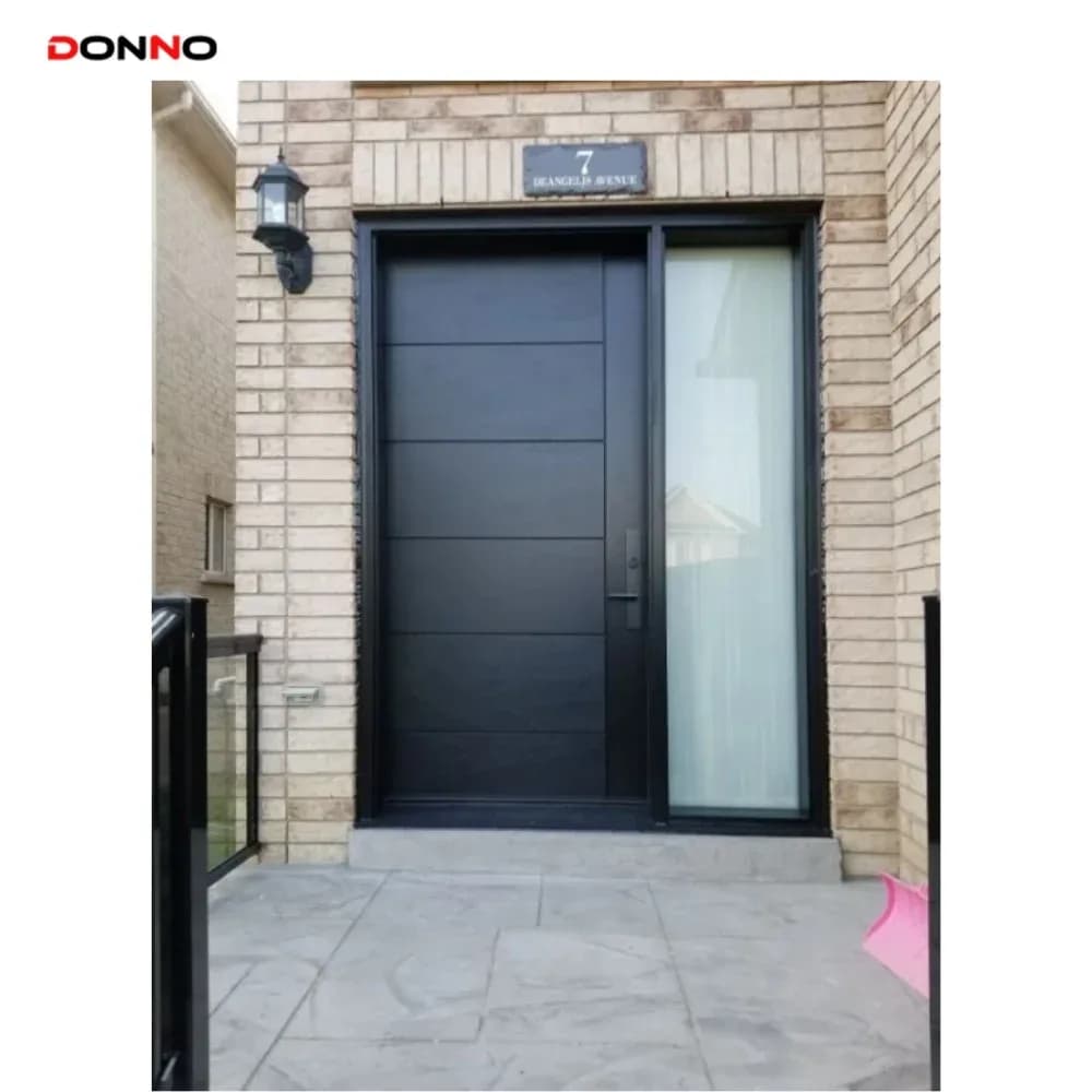 Factory Wholesale New Russian Engineering Aluminum Door Apartment Entry Safety Door For Villa Secure And Elegant
