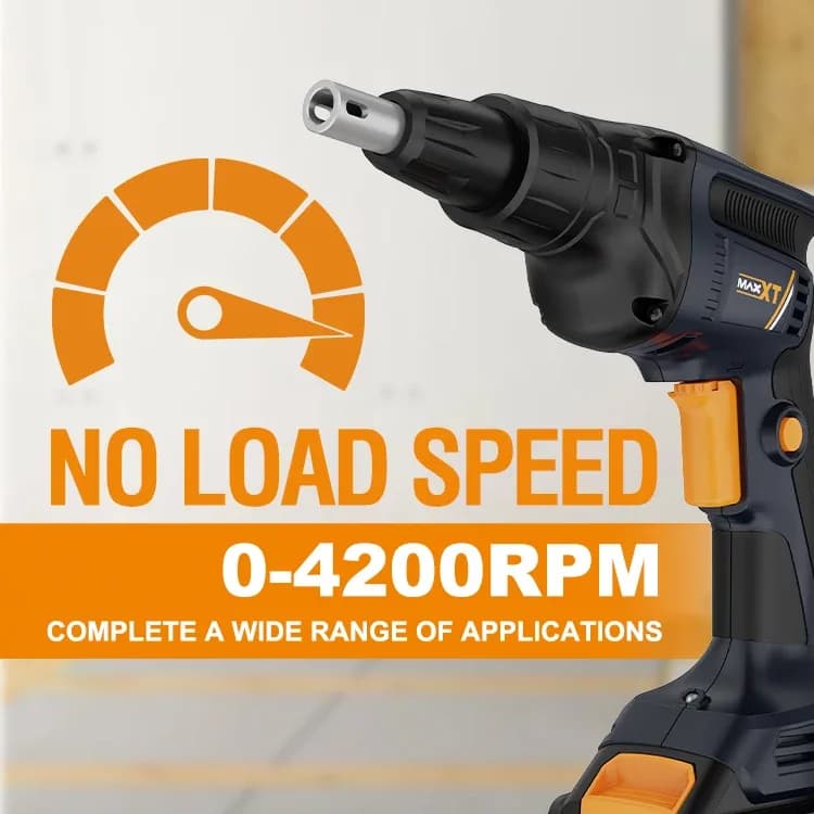 Maxxt 20v Drywall Screw Gun Brushless Screwdriver Cordless Self Feeding Autofeed With Collated Attachment Kit