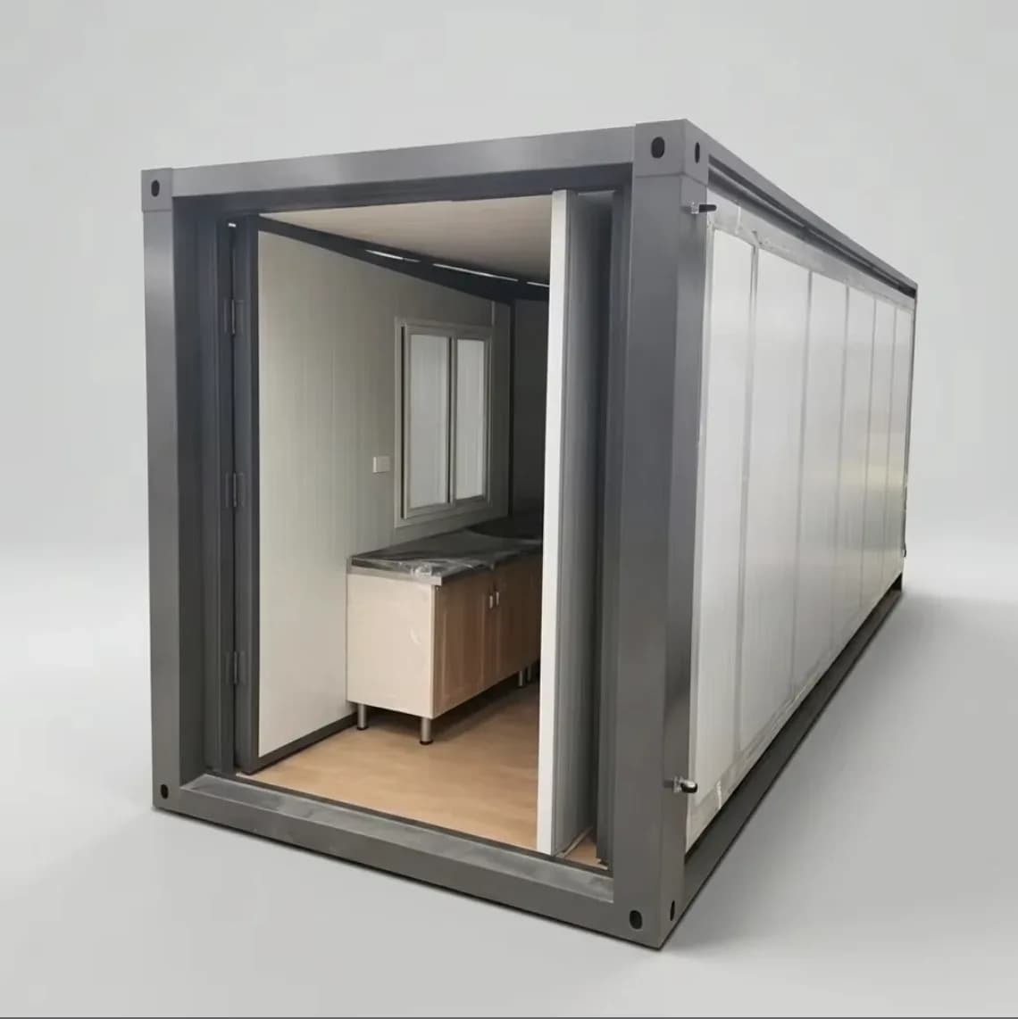Expandable Prefabricated Container Houses Mobile Houses Integrated Building Containers Aesthetically Pleasing Appearance