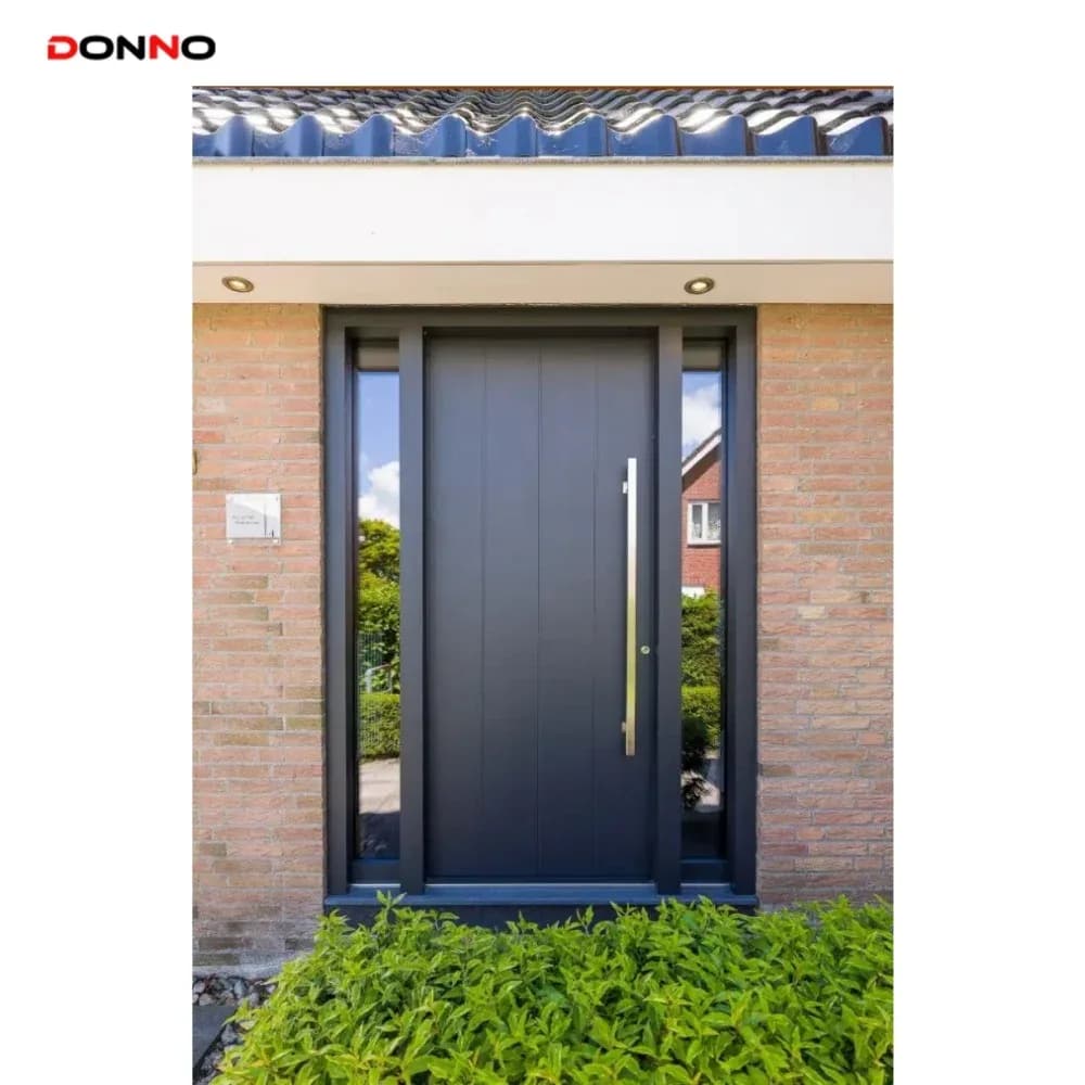 Factory Wholesale New Russian Engineering Aluminum Door Apartment Entry Safety Door For Villa Secure And Elegant