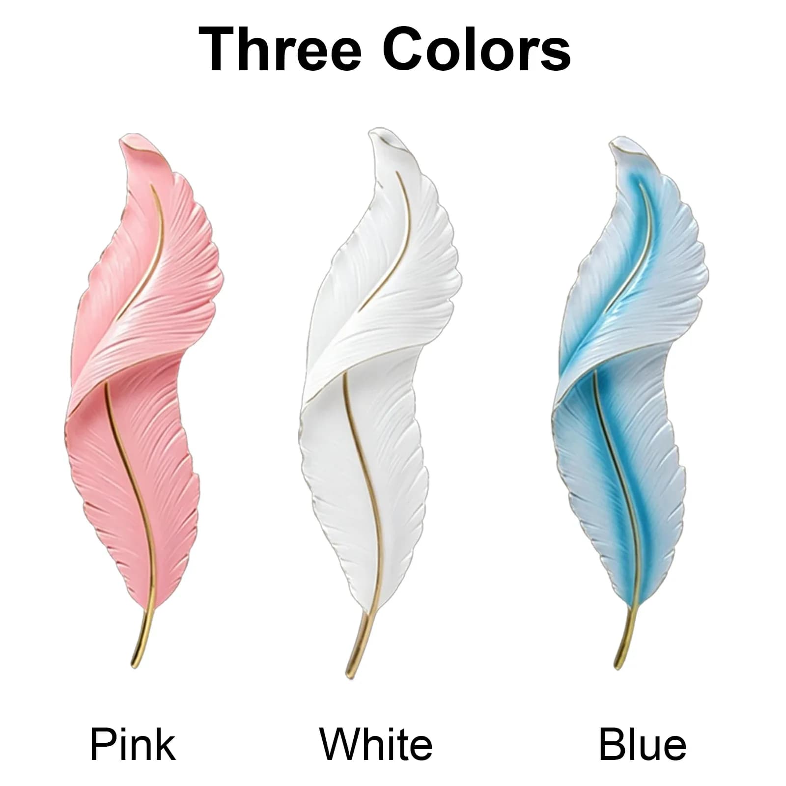 Dimmable Led Feather Wall Lamp Modern Color Adjustable Wall Sconce Light For Living Room Bedroom Hotel Decoration Lighting