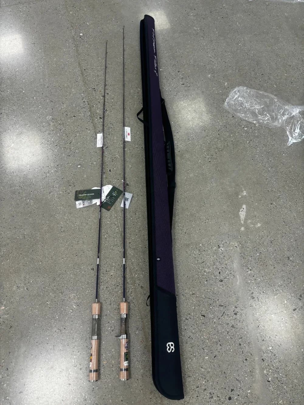 High Carbon Lightweight Trout Rods 2 Pieces Cork Handle Fuji Guides Medium Action Bass Marlin Lake Carp Spinning Lure Fishing