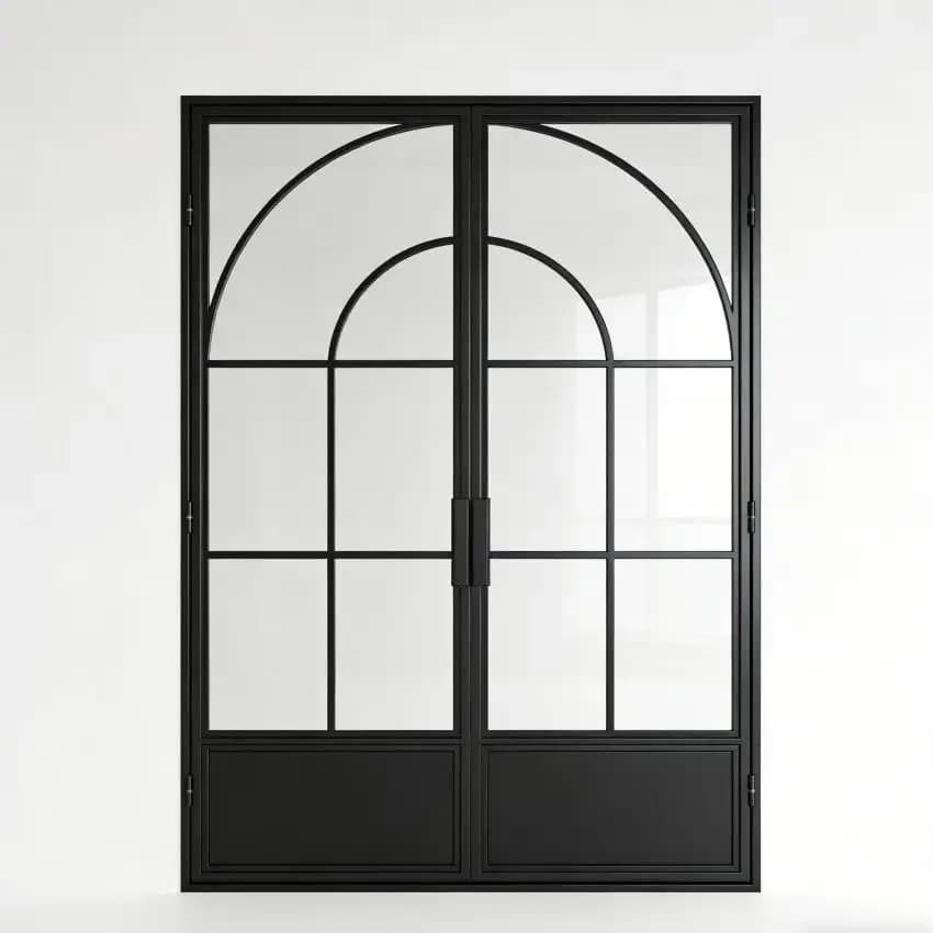 Elegant Double Glazed Steel Windows And Doors For House - Support Customized Services