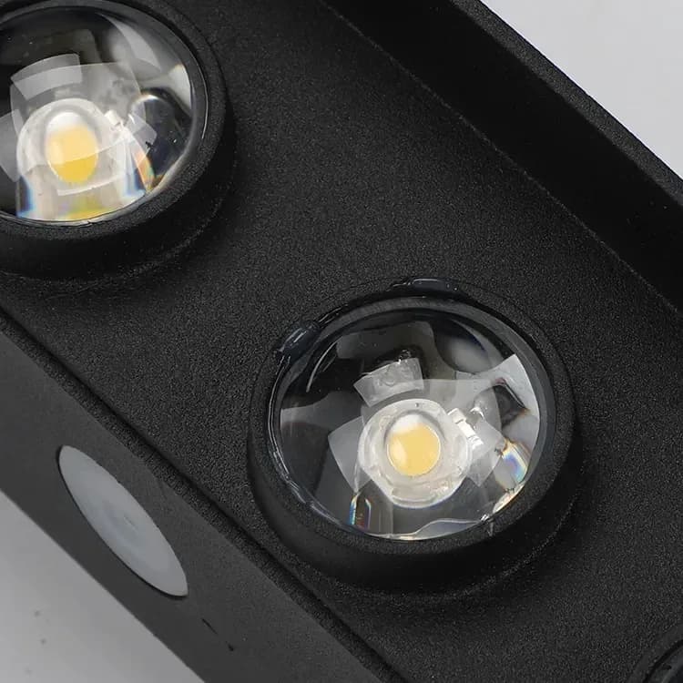 Kaifan Indoor Aluminum Decoration Interior Lighting Up And Down Waterproof Dimmable Cri 80 Led Wall Lamp For Outdoor Garden