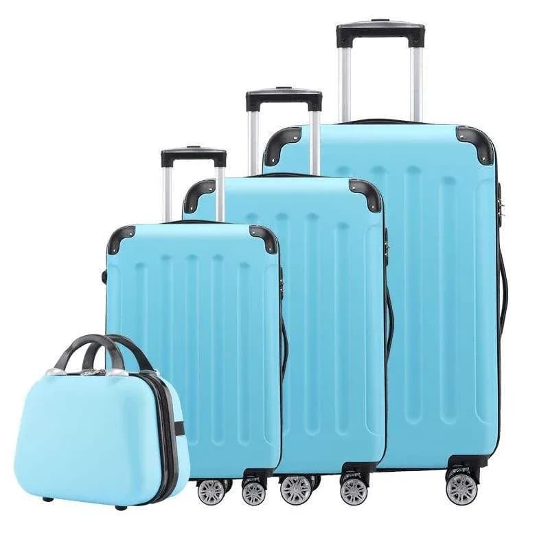 New Arrival Customized Luggage Set With Universal Wheels Travel Bags Trolley Case Abs Suitcase Travel Case