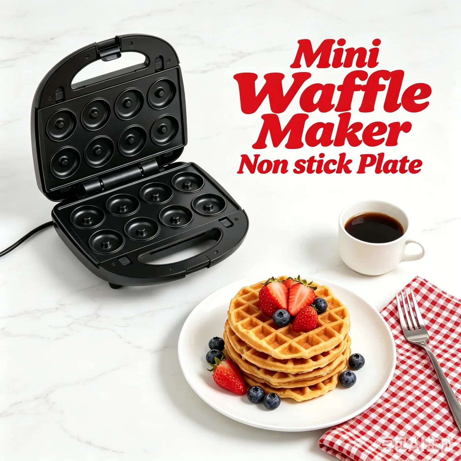 Kitchen Appliance Home 750w Multifunctional Electric Non-stick Cooking Surface Cool Touch Breakfast Maker Machine