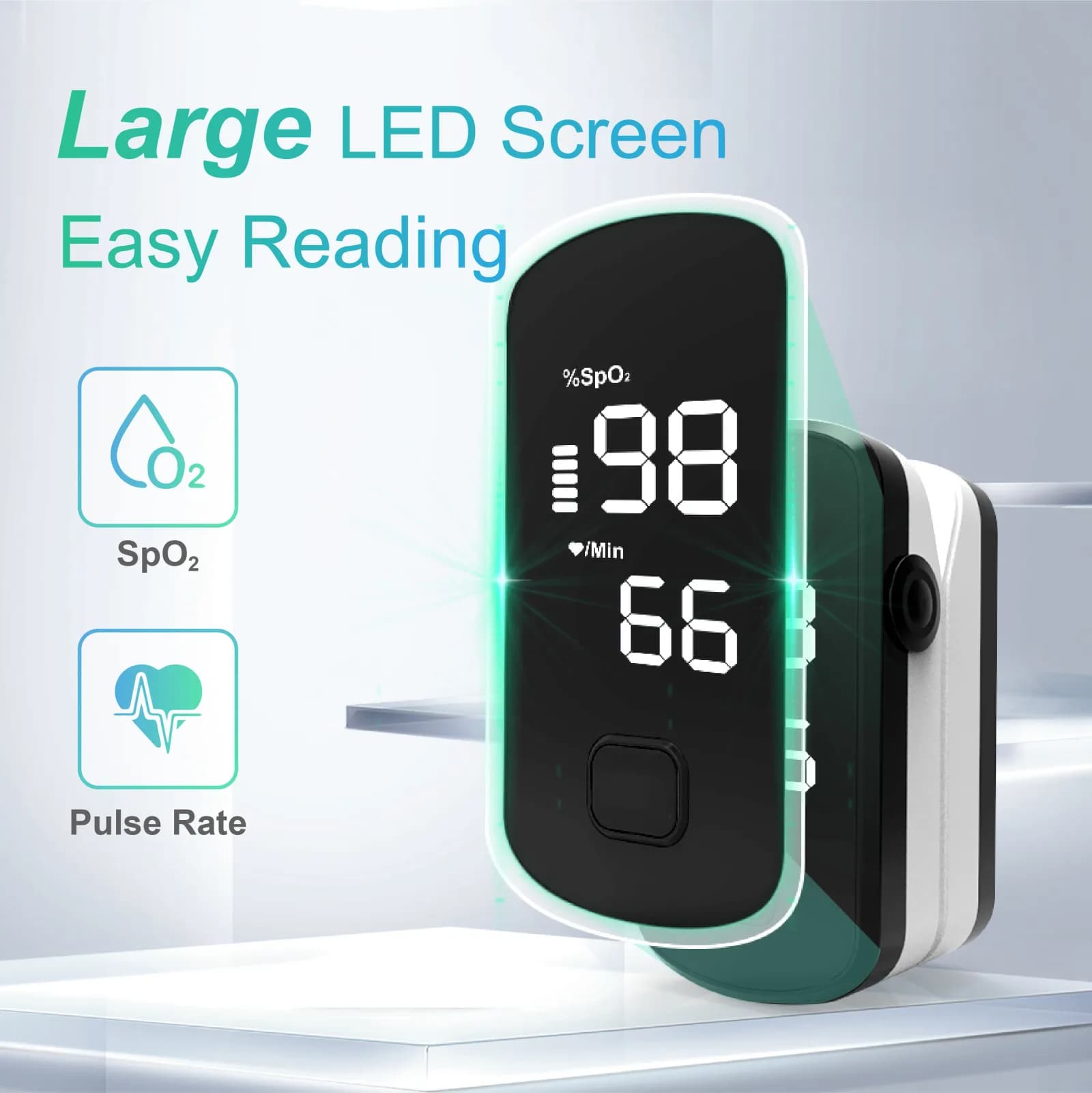 Berry Bm1000e Electric Portable Fingertip Pulse Oximeter Digital Blood Oxygen Monitor Removable Battery Ce Certified Class Ii