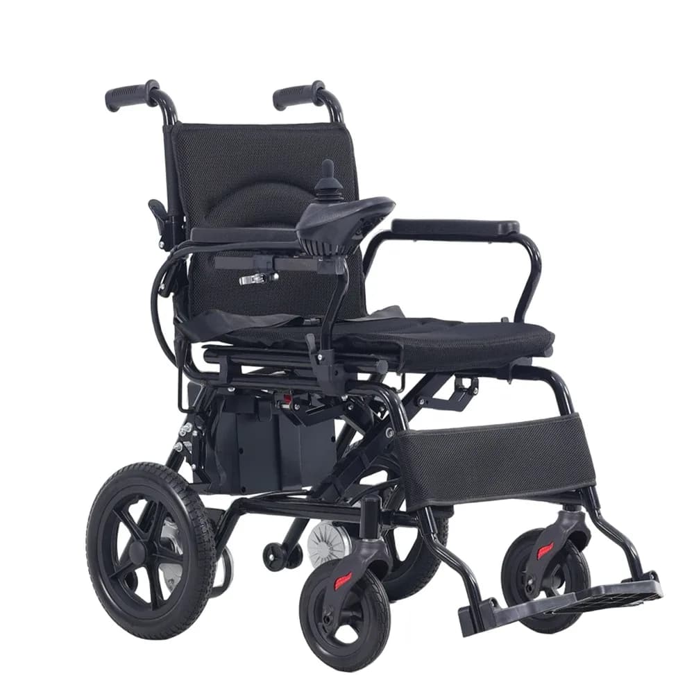 Foldable Carbon Steel Electric Wheelchair For Rehabilitation Easy-to-use