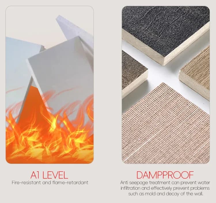 Environmental Friendly Materials Bamboo Fiber Pvc Wallboard Waterproof And Easy To Clean Interior Decoration Fluted Wall Panels