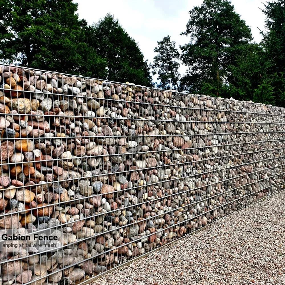 Strong Structure Gabion Retaining Wall Basket Heavy Galvanized Wire Welded Gabion Box